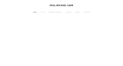 Desktop Screenshot of paulmichaelcarr.com