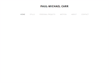 Tablet Screenshot of paulmichaelcarr.com